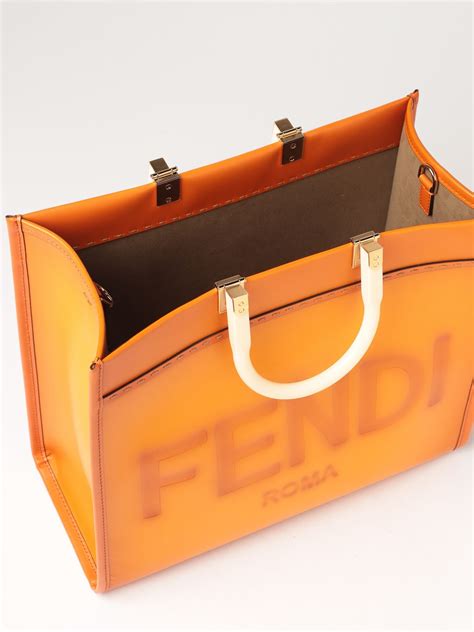 fendi clear orange bag|Fendi bag clearance.